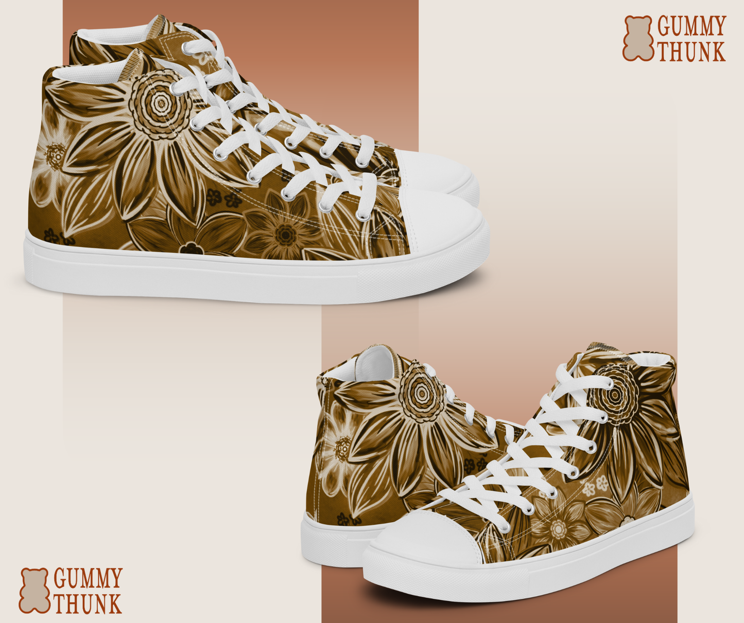 HAZEL Women’s High Top Canvas Shoes