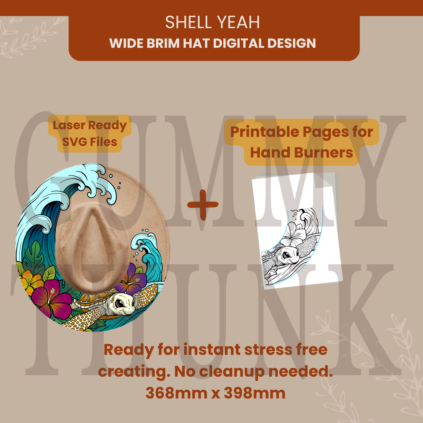 Shell Yeah - Wide Brim Hat Design and Full Designs Included