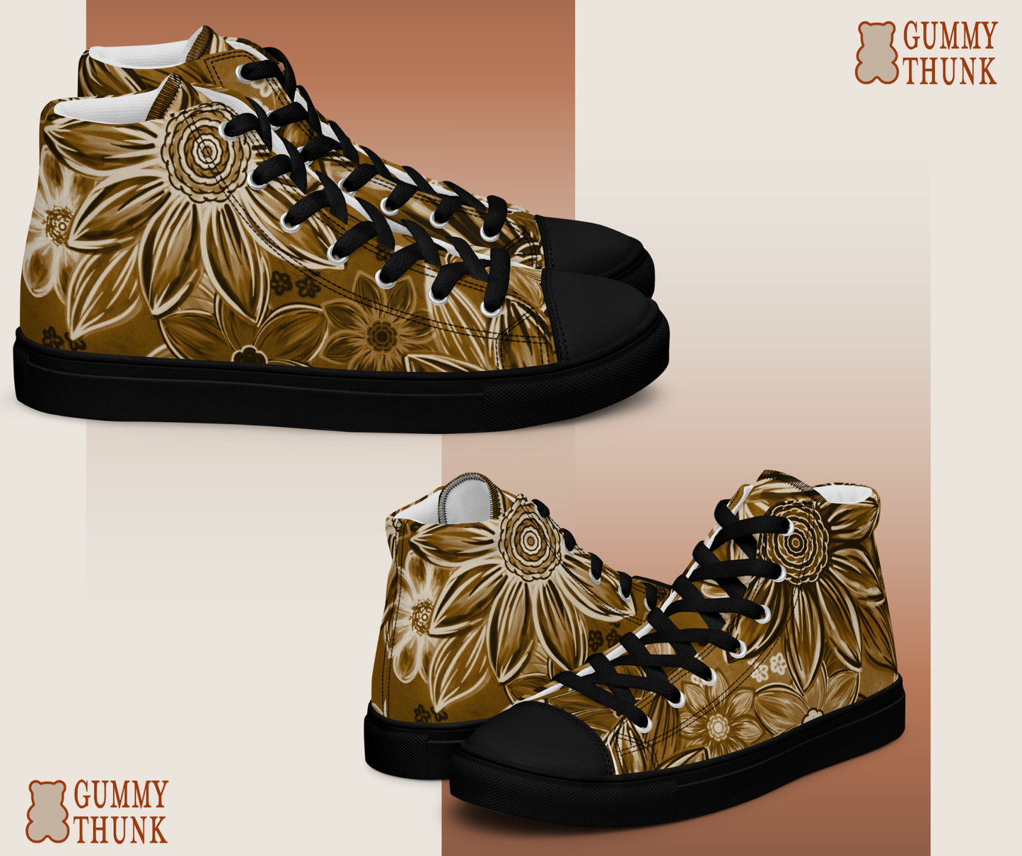 HAZEL Women’s High Top Canvas Shoes