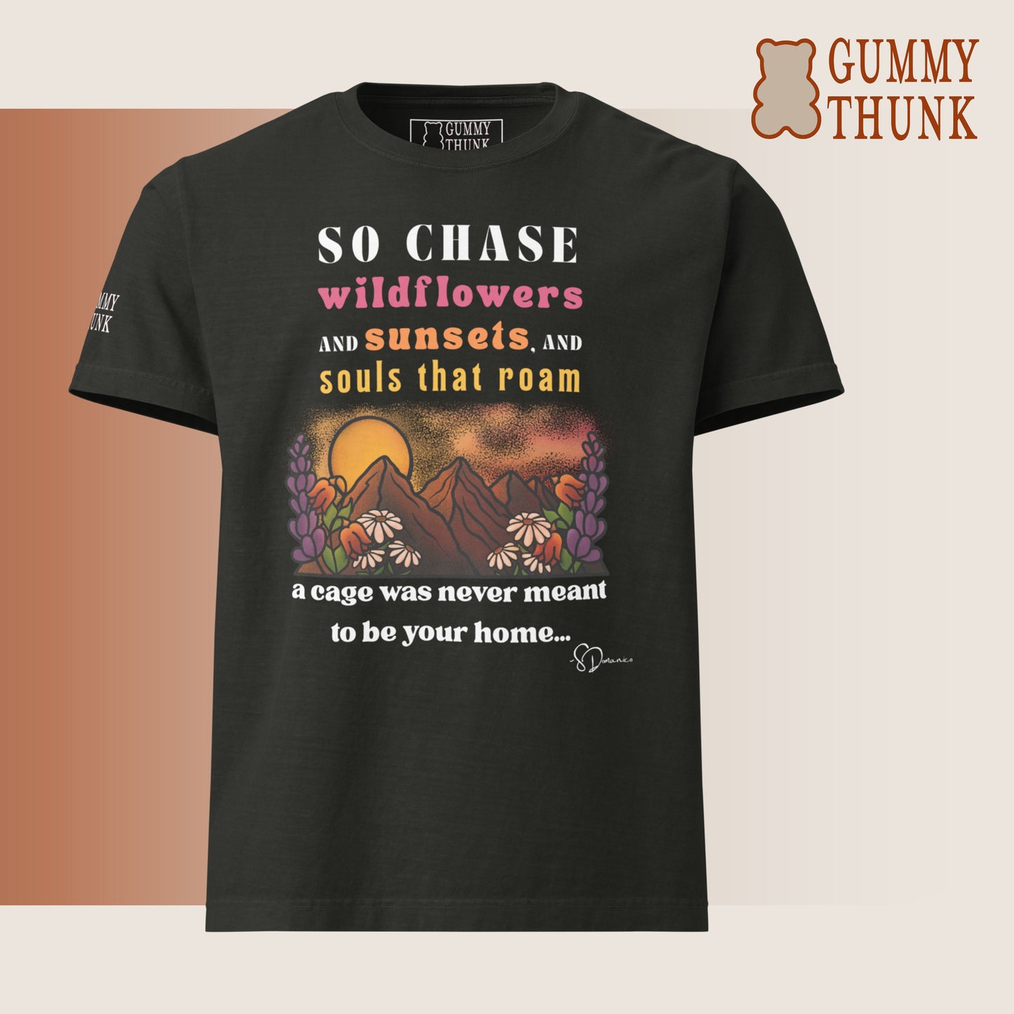 So Chase Wildflowers Unisex Oversized Shirt