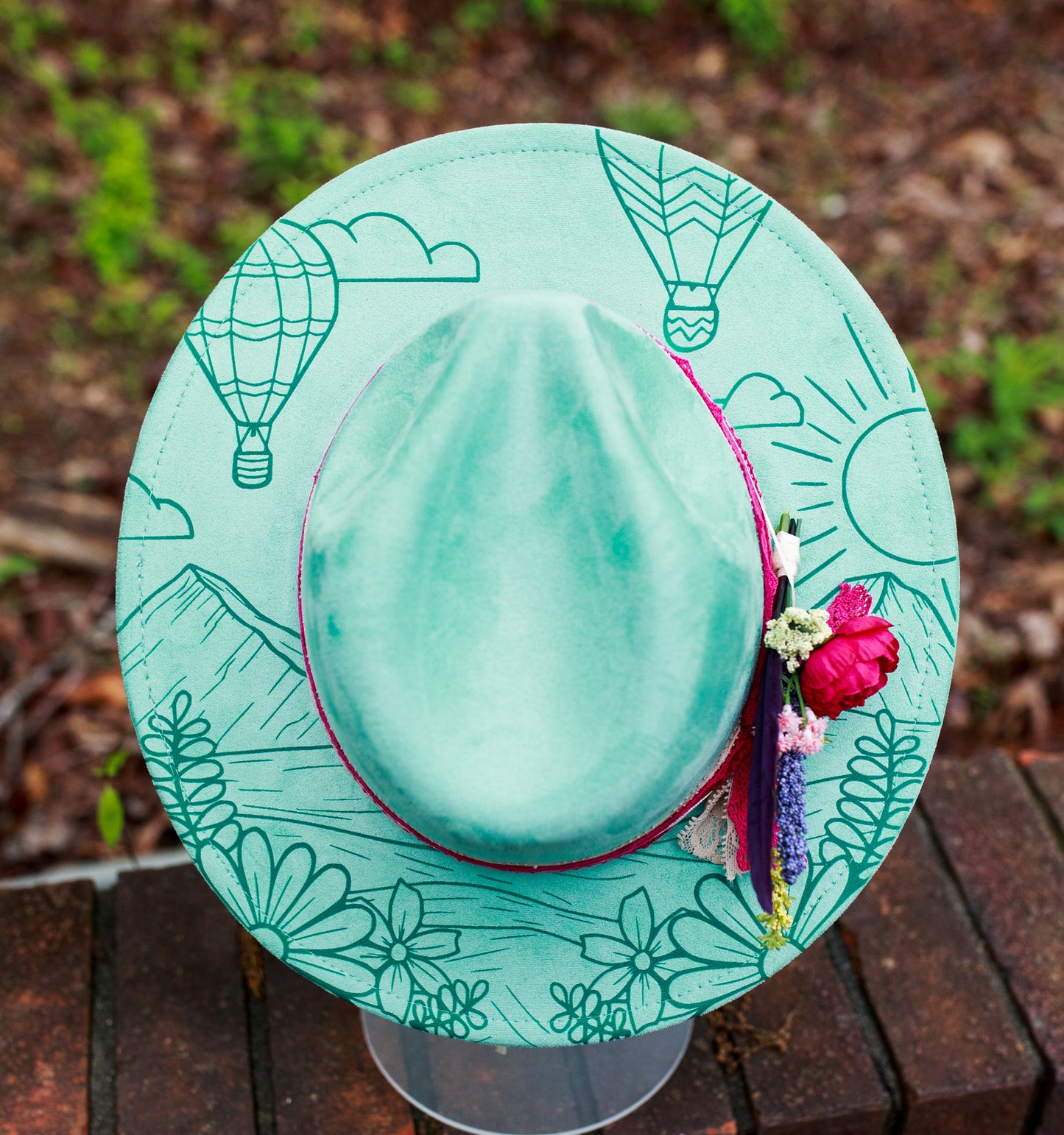 Wander Youth Hat Wide Brim Template for Burning - SVG and PNG Files