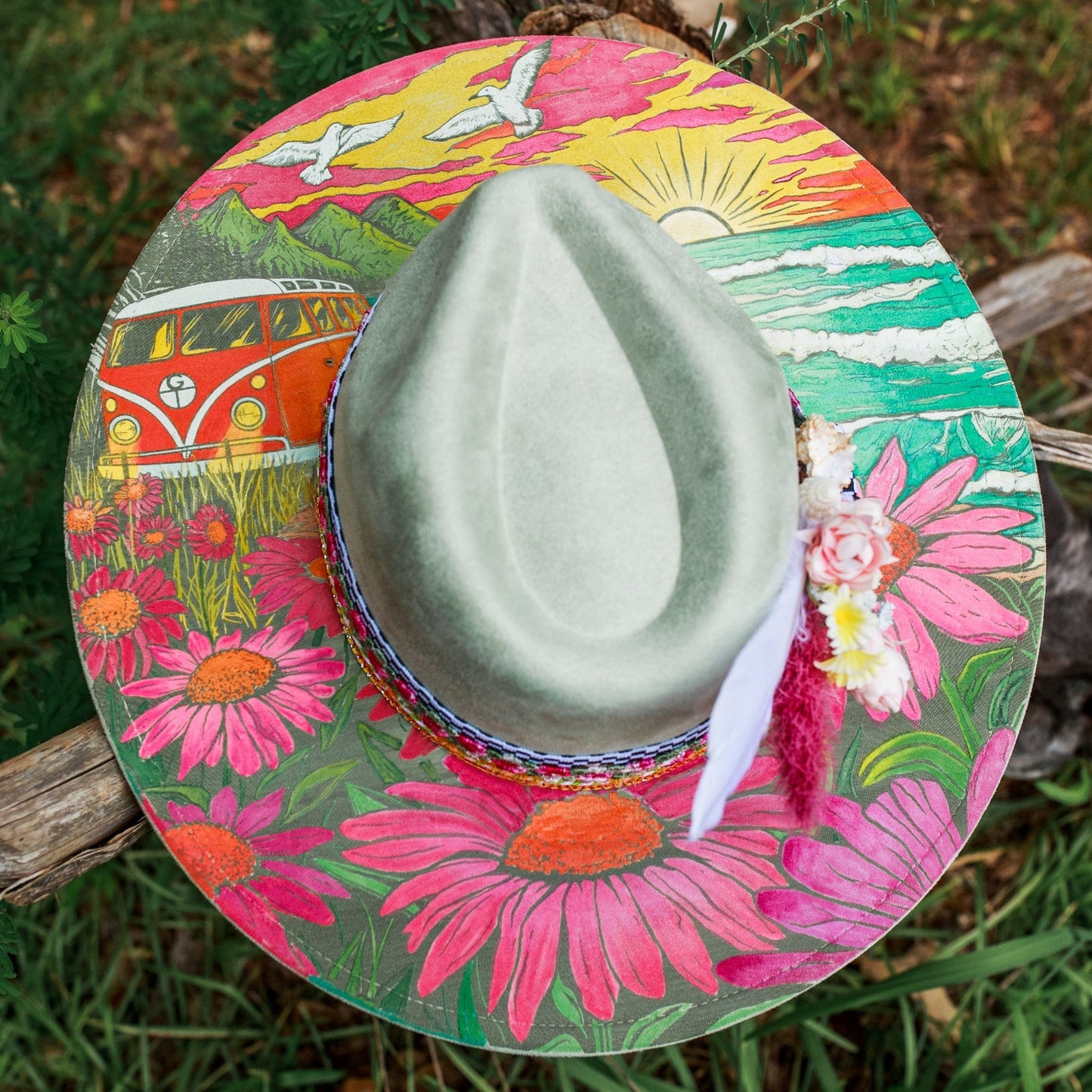 Winter Sale - Seas The Daze- Vegan Suede Wide Brim