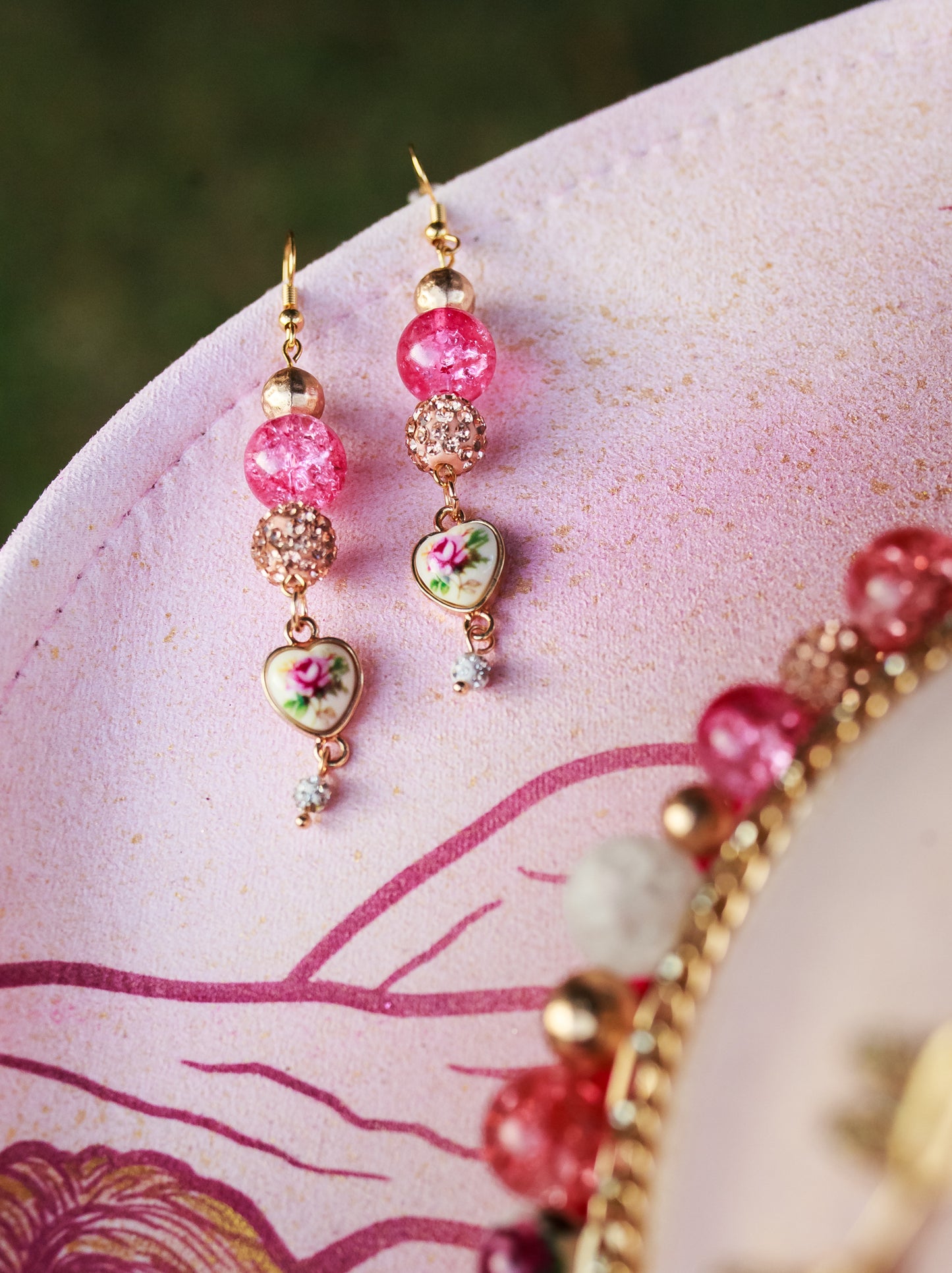 “What Would Dolly Do?” Custom Burned & Beaded Hat + Matching Earrings