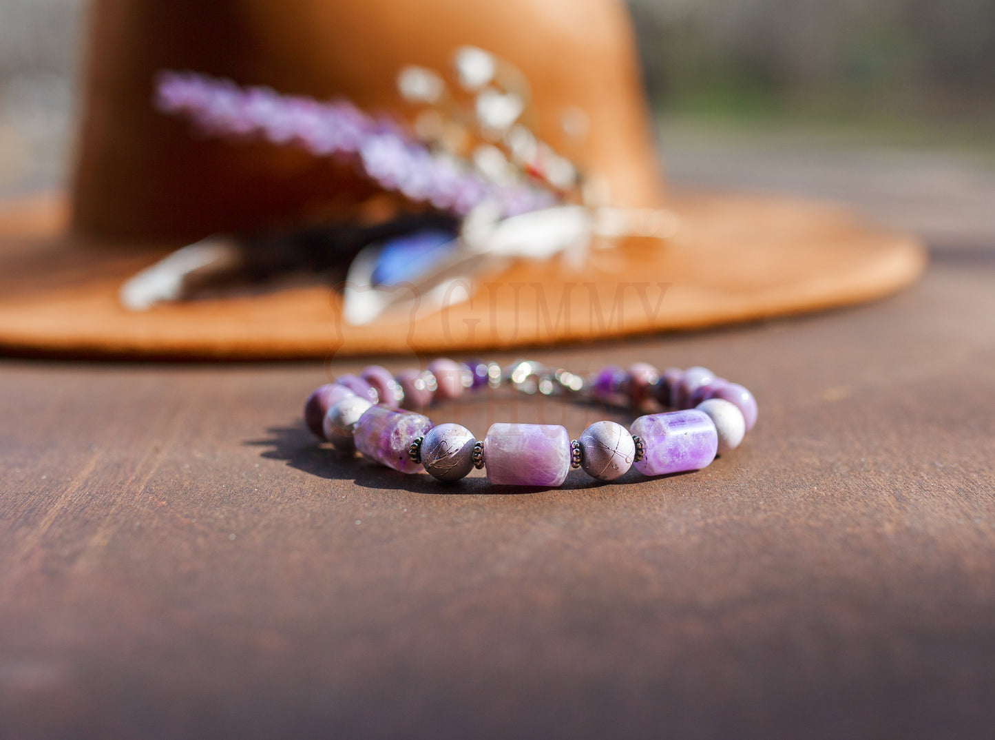 2 in 1 Beaded Hat Band + Bracelet Combo for All Wide Brim, Fedora, and Cowboy Style Hats