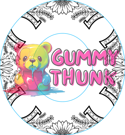 Lucky Hat Wide Brim Template for Burning - SVG and PNG Files