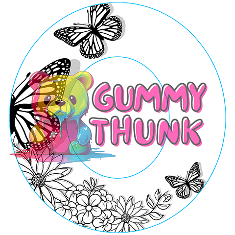 Butterfly Bestie Wide Brim Hat Template for Burning - Laser SVG and Hand Burning Files