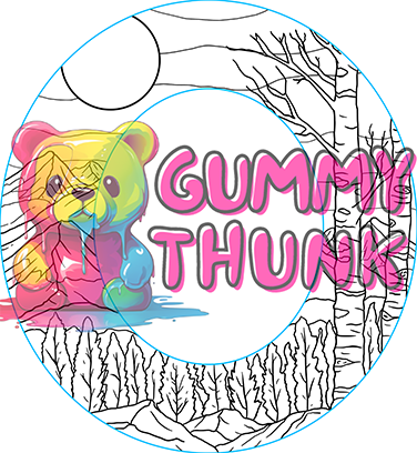 Aspen Sunset SHORT Brim Hat Template for Burning - Laser SVG and Hand Burning Files