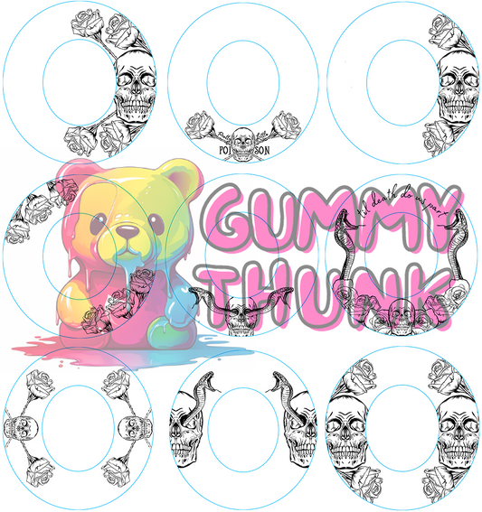 Til Death Do Us Part Bundle - 12 Wide Brim Hat Designs - SVG, PNG, and Printable Page Files