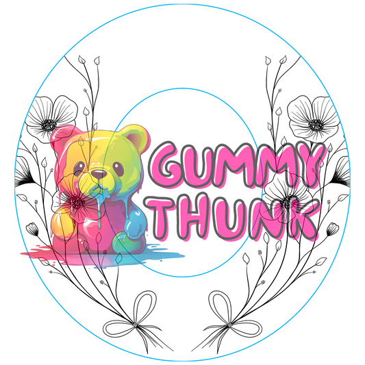 Wildflowers and Bows Hat Wide Brim Template for Burning - SVG and PNG Files