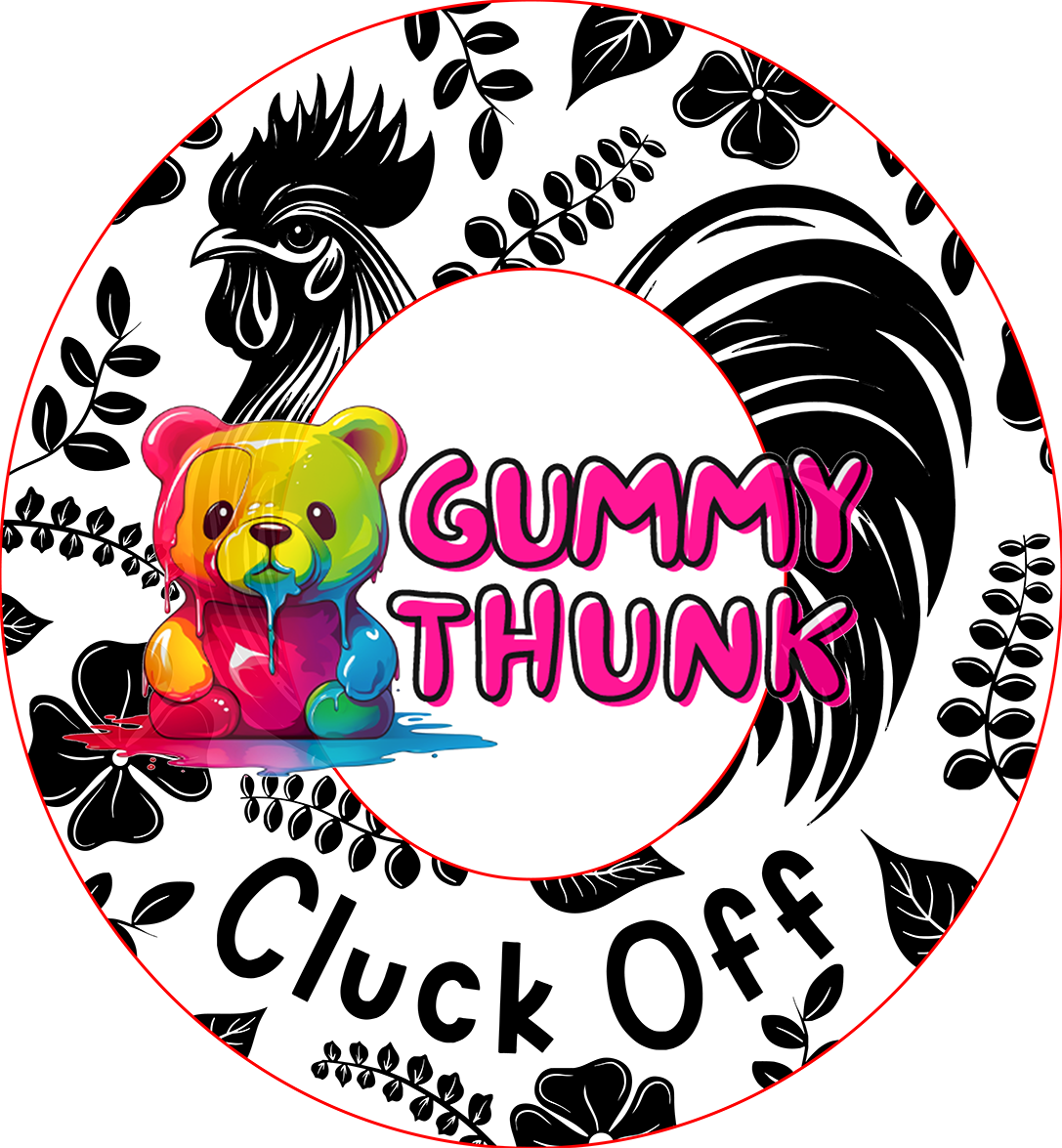 Cluck Off Hat Wide Brim Template for Burning - SVG and PNG Files