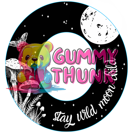 Stay Wild Moon Child Reversible Hat Wide Brim Template for Burning - SVG and PNG Files