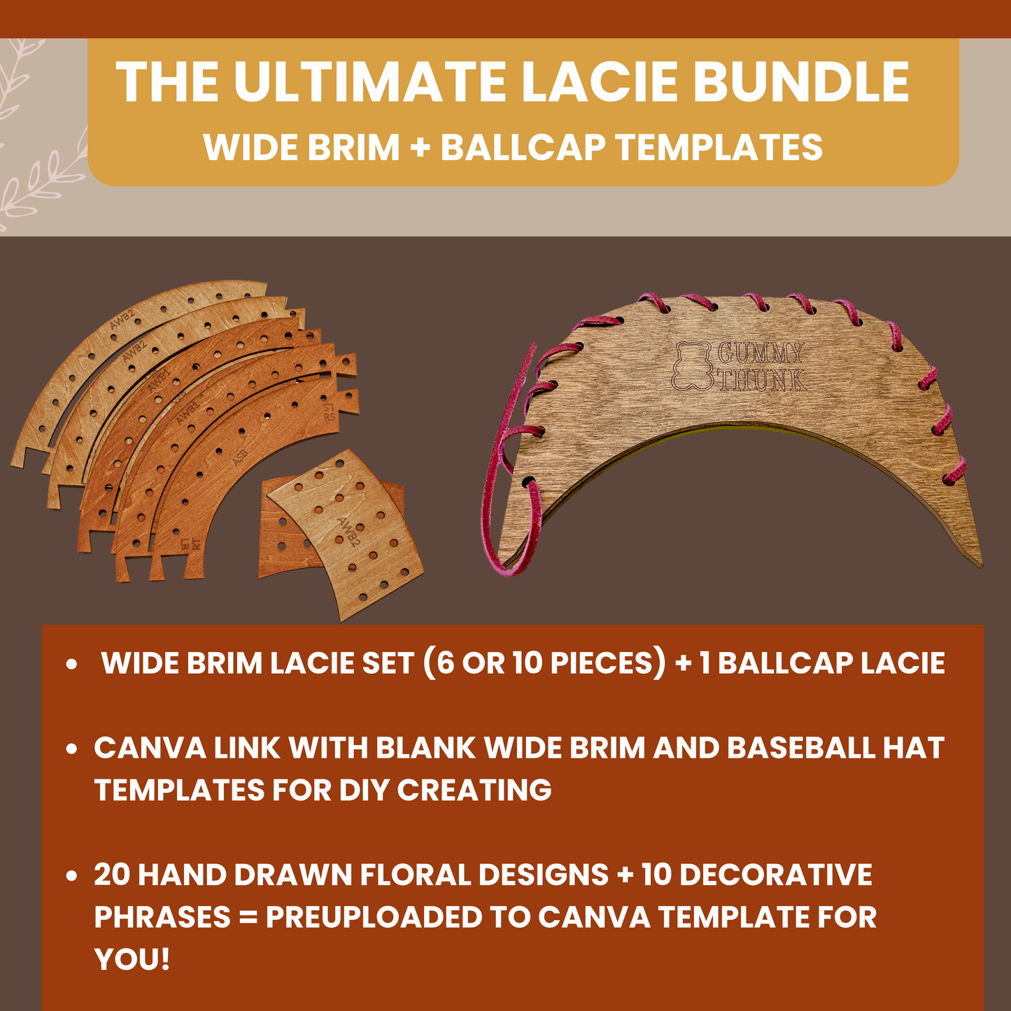 The Ultimate LACIE Tool Bundle - Wide Brim, Short Brim, Youth Short Brim, and Baseball Hat LACIES