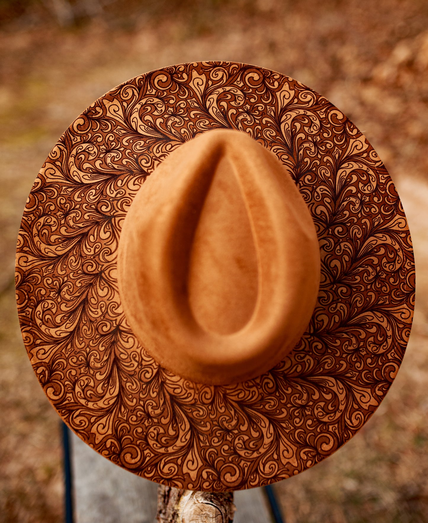 Doodle Dandy Hat - Wide Brim Template for Burning - PNG and SVG File ONLY