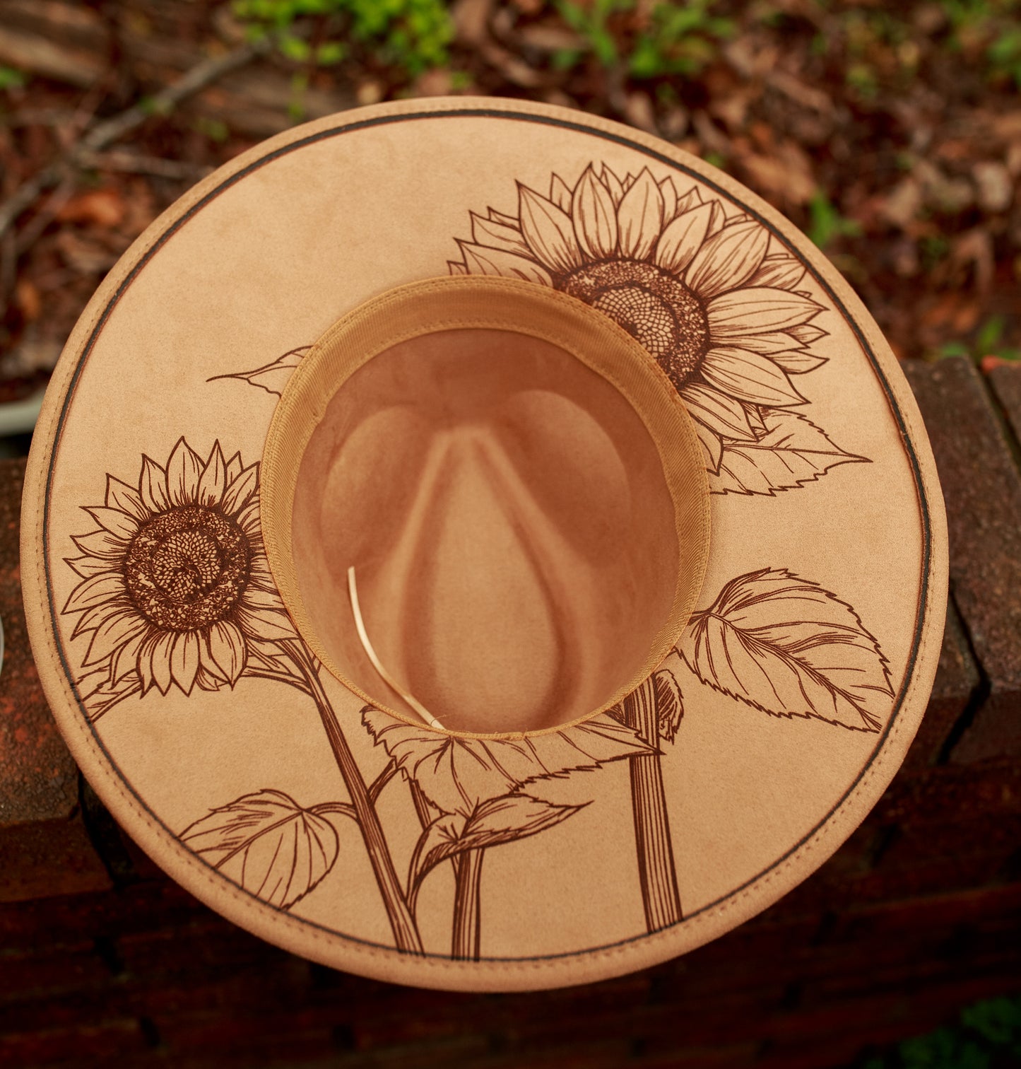 Leave Her Wild Hat - Wide Brim Vegan Suede Hat