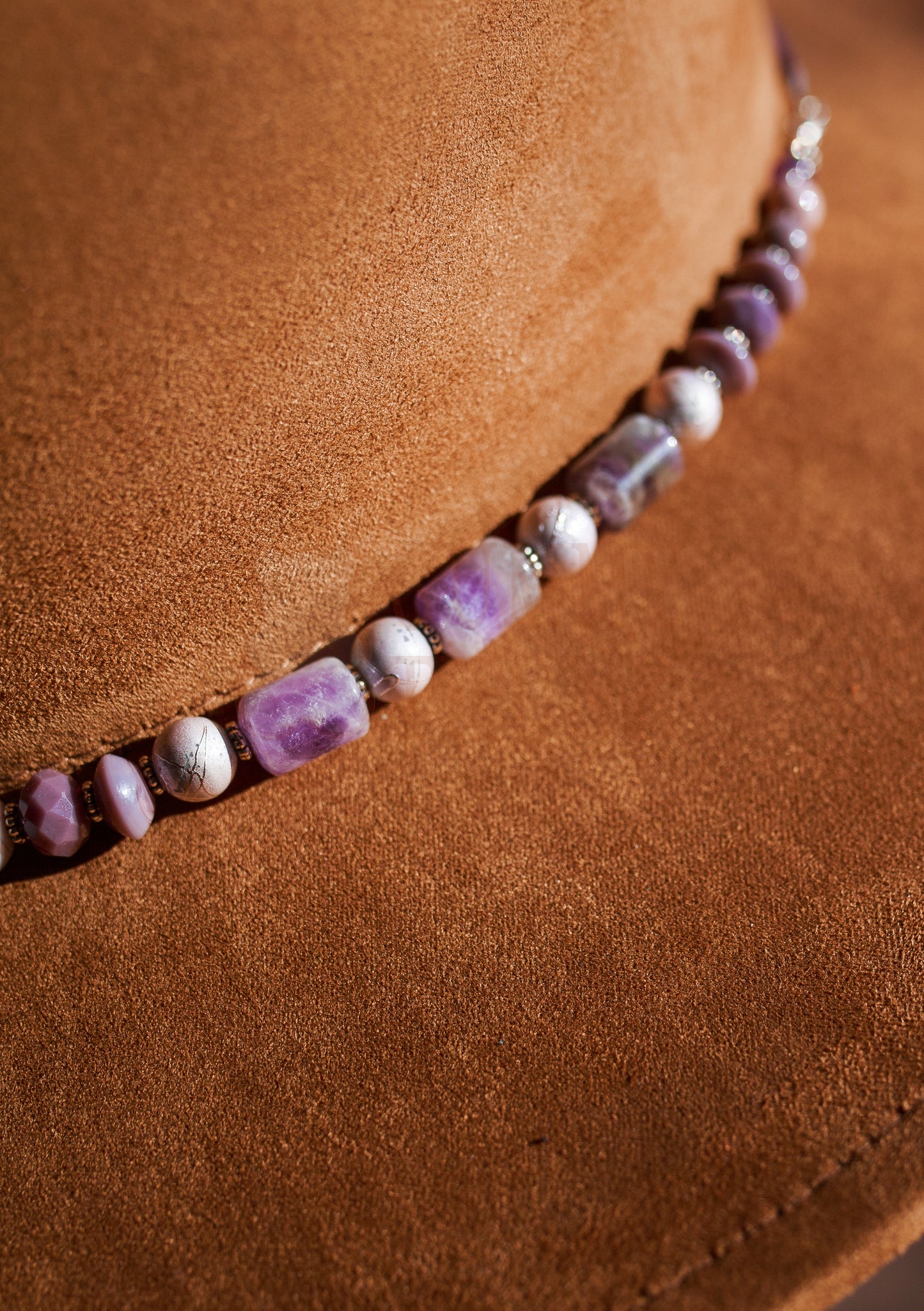 2 in 1 Beaded Hat Band + Bracelet Combo for All Wide Brim, Fedora, and Cowboy Style Hats