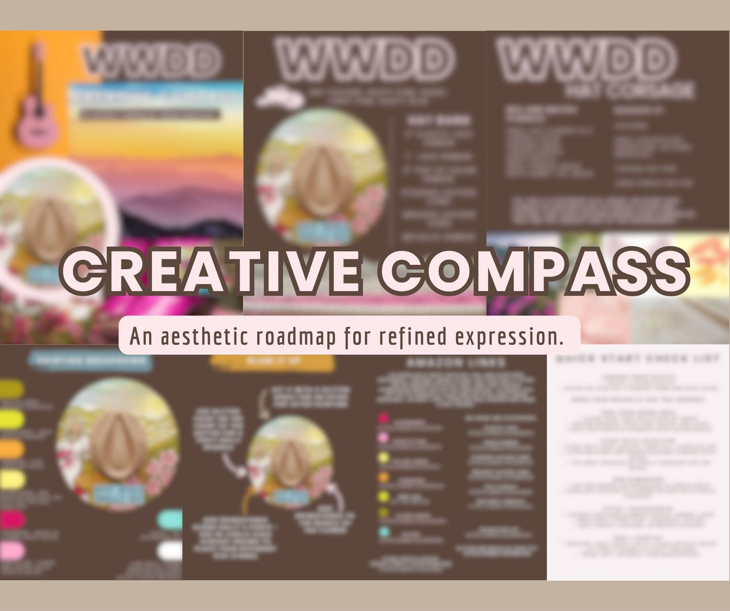 What Would Dolly Do PREBURNED DIY HAT + Creative Compass