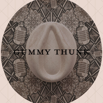 Grey Burned Wide Brim Vegan Suede Hat