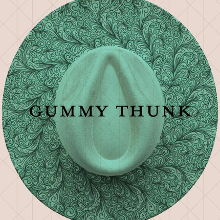 Light Mint Burned Wide Brim Vegan Suede Hat