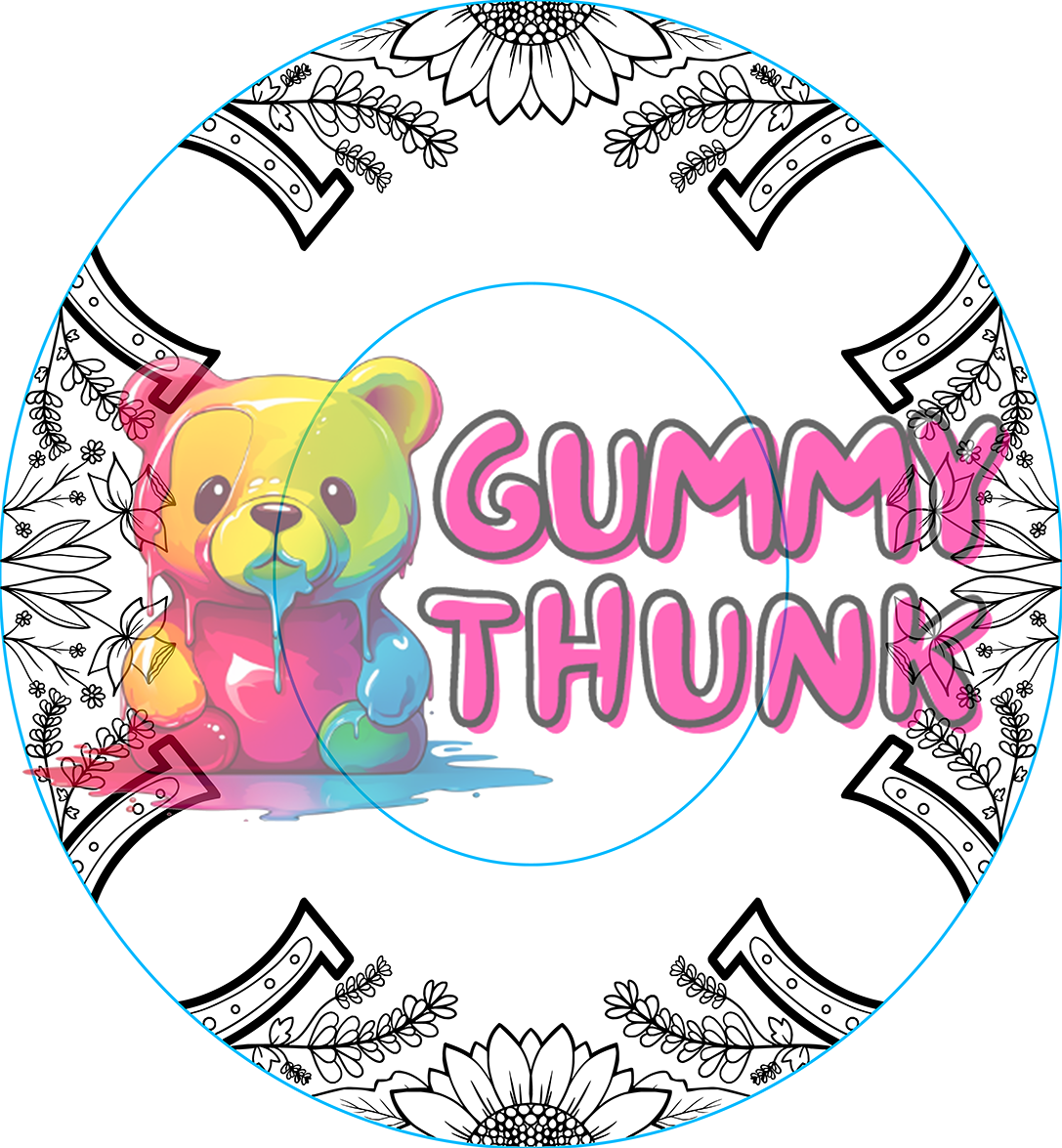 Lucky Hat Wide Brim Template for Burning - SVG and PNG Files