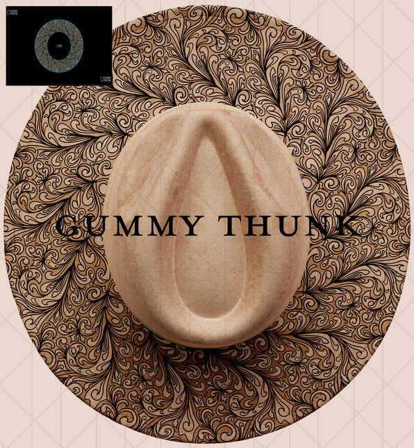 Doodle Dandy Digital Projector Design and Template Wide Brim Hats PNG File Only