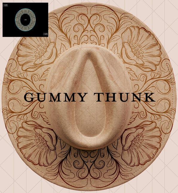 Pocket Full of Posies Digital Projector Design and Template Wide Brim Hats PNG File Only