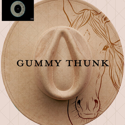 Horse of Course Digital Projector Design and Template Wide Brim Hats PNG File Only