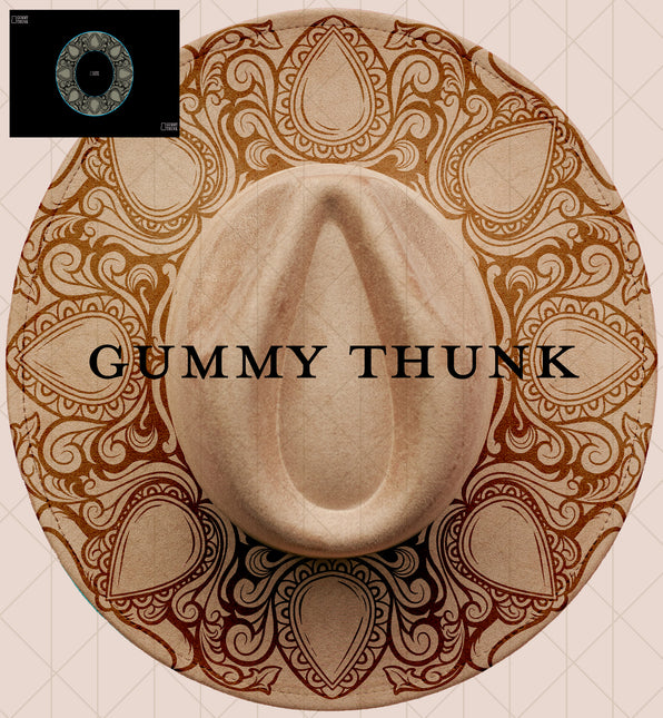 Highland Gems Digital Projector Design and Template Wide Brim Hats PNG File Only