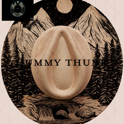 First Snow Digital Projector Design and Template Wide Brim Hats PNG File Only