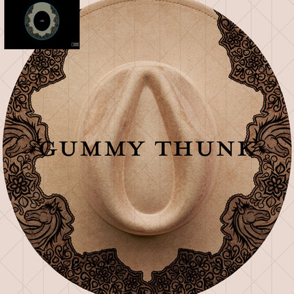 Western Lace Digital Projector Design and Template Wide Brim Hats PNG File Only