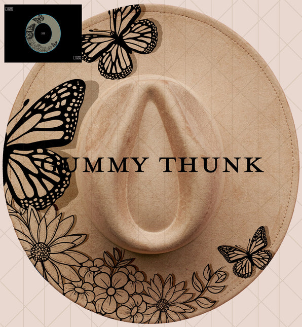 Butterfly Bestie Digital Projector Design and Template Wide Brim Hats PNG File Only