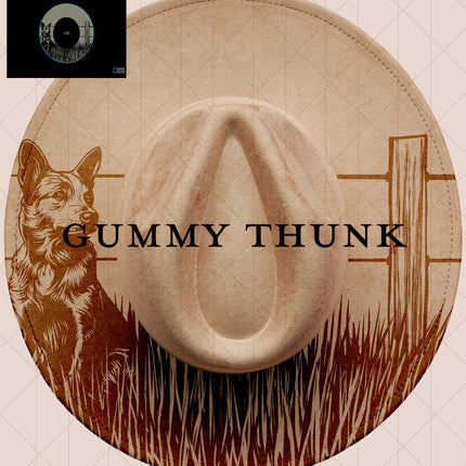 Blue Heeler Digital Projector Design and Template Wide Brim Hats PNG File Only