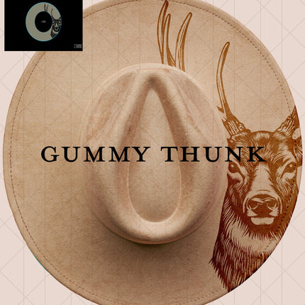 Oh Deer Buck Digital Projector Design and Template Wide Brim Hats PNG File Only