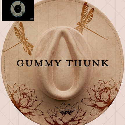 Dragon Fly Digital Projector Design and Template Wide Brim Hats PNG File Only