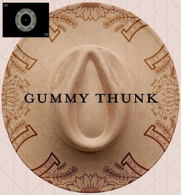 Lucky Digital Projector Design and Template Wide Brim Hats PNG File Only