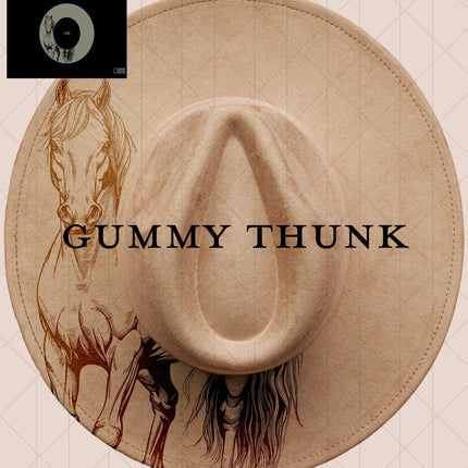 Simple Horse Digital Projector Design and Template Wide Brim Hats PNG File Only