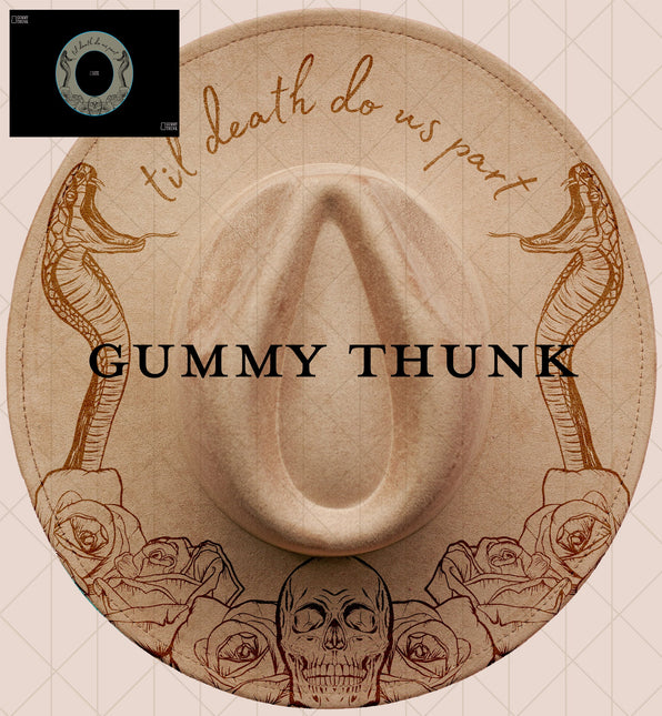 Til Death Do Us Part Digital Projector Design and Template Wide Brim Hats PNG File Only