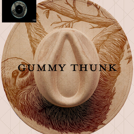 Sloth Digital Projector Design and Template Wide Brim Hats PNG File Only