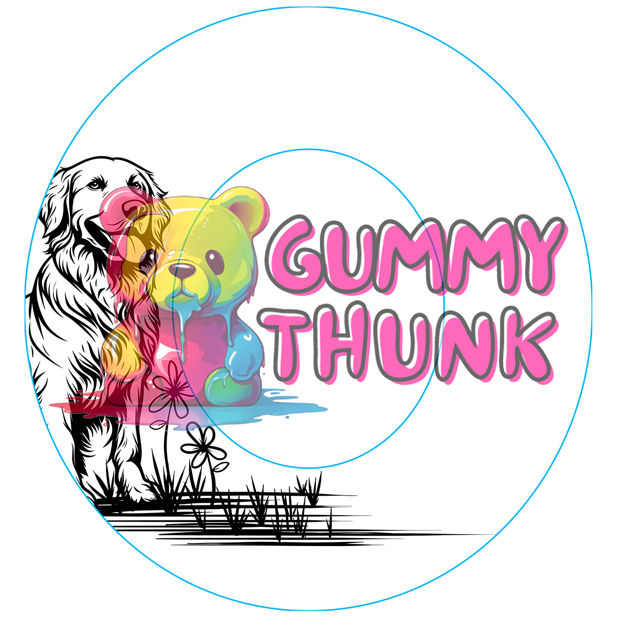 Golden Retriever Hat Wide Brim Template for Burning - SVG and PNG Files