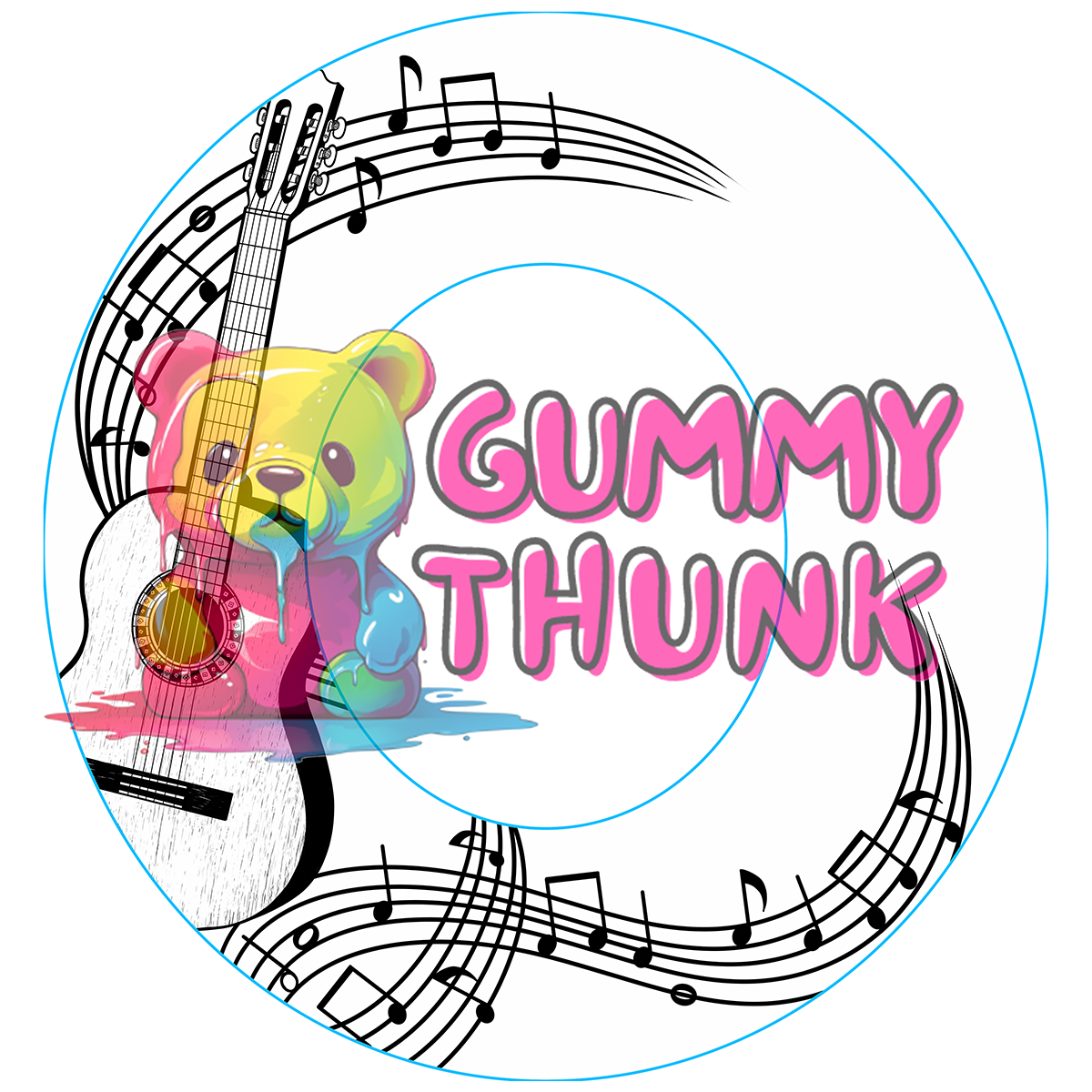 Guitar Hat Wide Brim Template for Burning - SVG and PNG Files