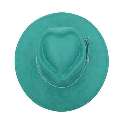 BULK ORDER - READ DESCRIPTION - WIDE BRIM HATS HEART SHAPED CROWN
