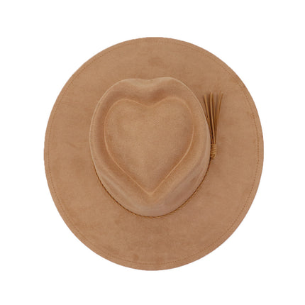 BULK ORDER - READ DESCRIPTION - WIDE BRIM HATS HEART SHAPED CROWN
