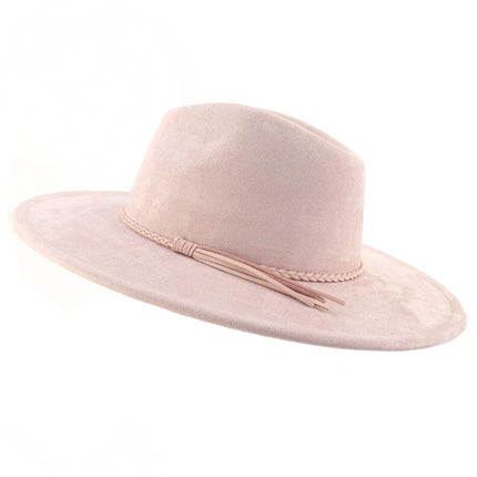 Wide Brim Vegan Suede Adjustable Blank Hats for Laser Engraving and Hand Burning