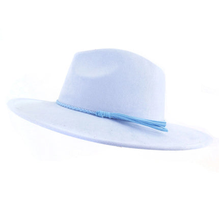 Wide Brim Vegan Suede Adjustable Blank Hats for Laser Engraving and Hand Burning