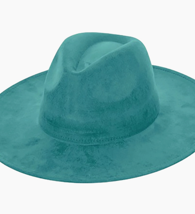 Wide Brim Vegan Suede Adjustable Blank Hats for Laser Engraving and Hand Burning