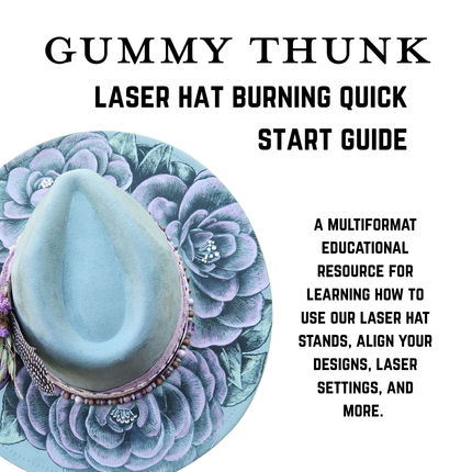 Wide Brim Laser Hat Burning Quick Start Guide