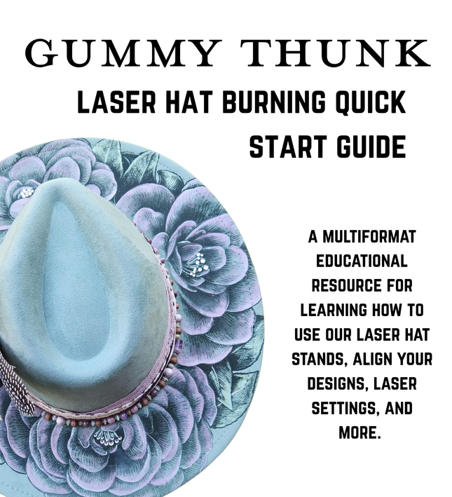 Wide Brim Laser Hat Burning Quick Start Guide