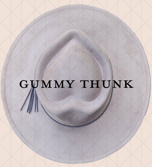 Wide Brim Vegan Suede Adjustable Blank Hats for Laser Engraving and Hand Burning