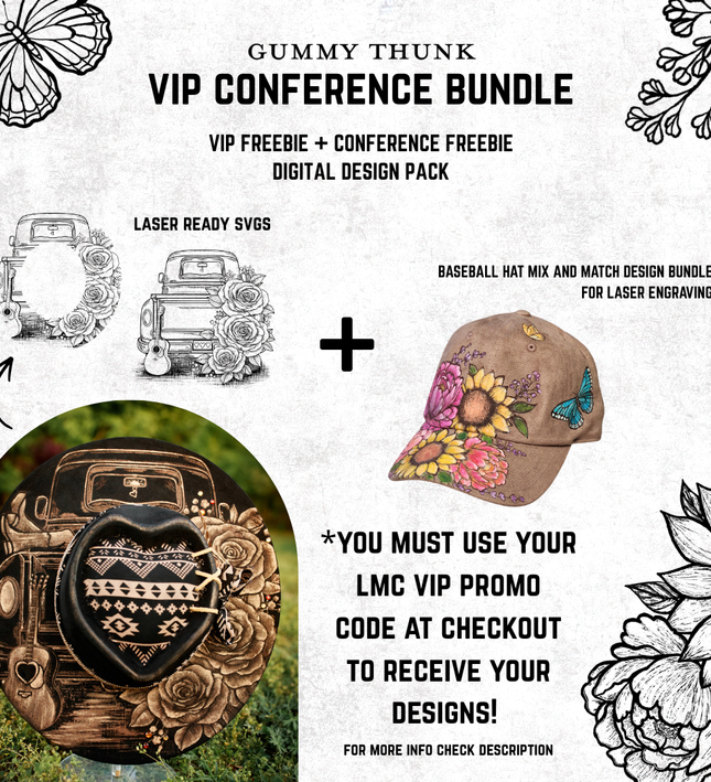 *** LASER MAKER CON VIP EXCLUSIVE + CONFERENCE FREEBIE DESIGN BUNDLE ***