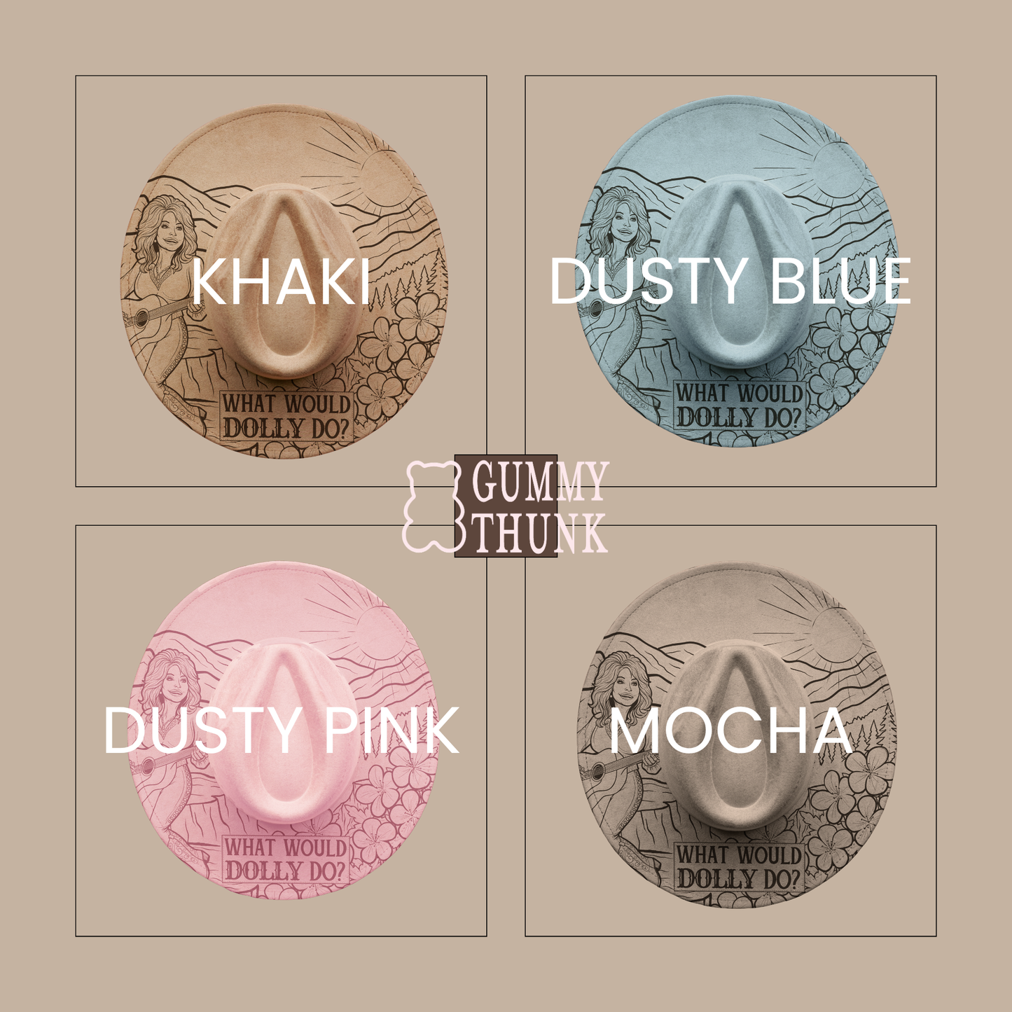 What Would Dolly Do PREBURNED DIY HAT + Creative Compass