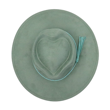 BULK ORDER - READ DESCRIPTION - WIDE BRIM HATS HEART SHAPED CROWN